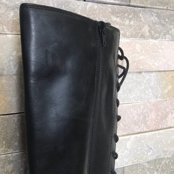 Sofft Kristie Leather Lace Up Tall Boot - Picture 6 of 9